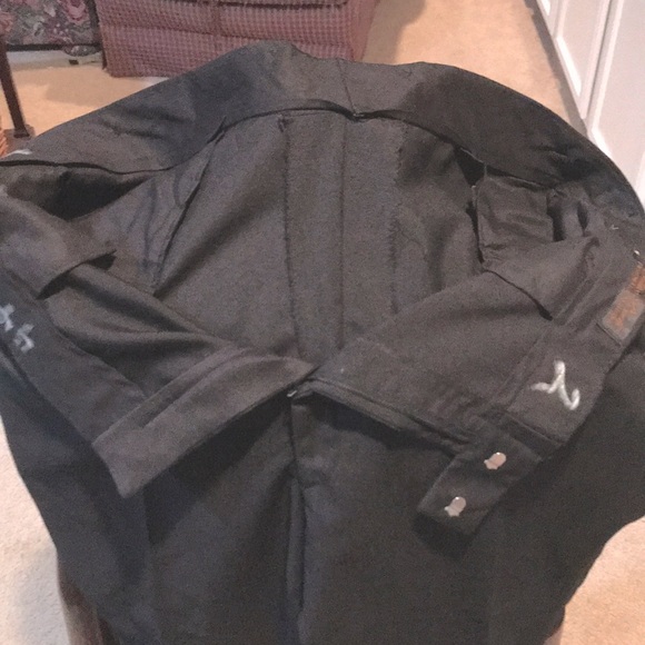 Vtg (80s) Palm Beach 3pc Tuxedo, Peaked Lapel 48L - Picture 9 of 10